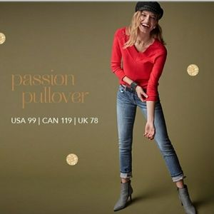 Cabi 3682 Passion Pullover Sweater EUC